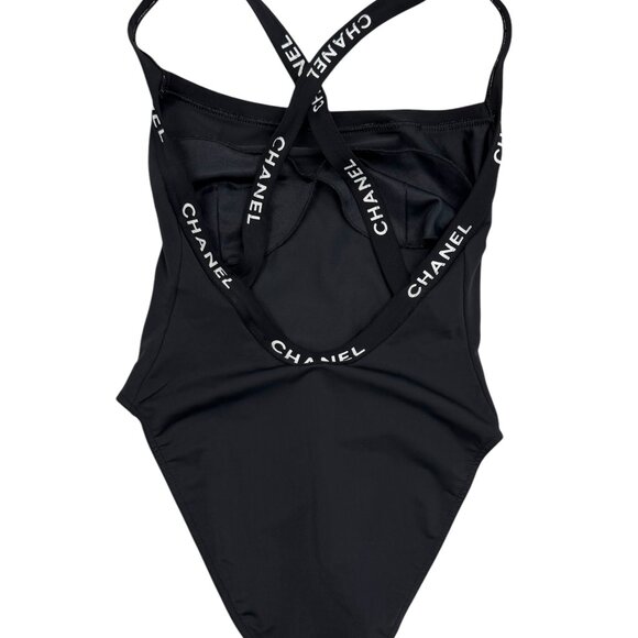 CHANEL Black One Piece Swimsuit - Picture 4 of 11